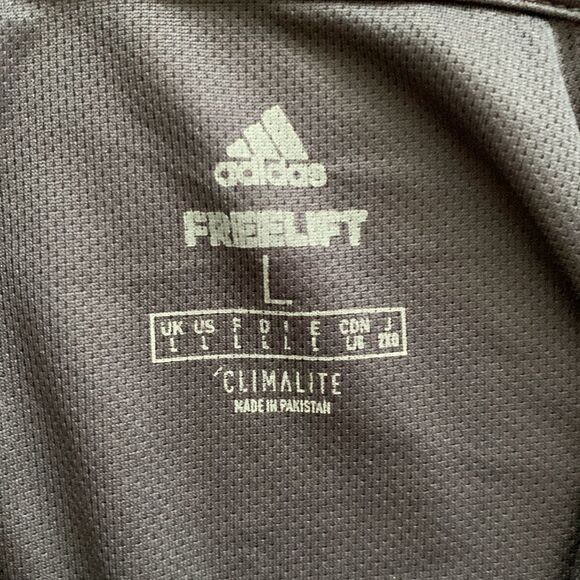 Adidas navy blue Freelift Climalite long sleeve shirt - Picture 3 of 7